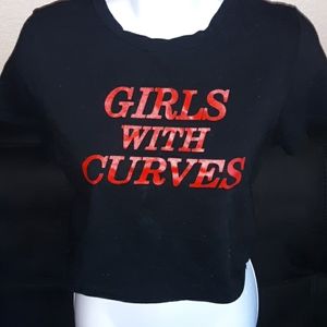 Fashion Nova "Girls with Curves " crop top